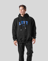 College Logo Pullover Hoodie - Black