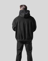College Logo Pullover Hoodie - Black
