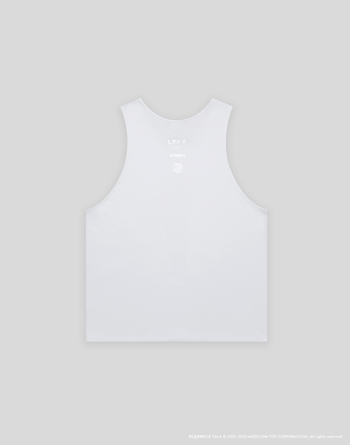 LÝFT×BE@RBRICK×atmos Tanktop - White