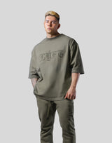 Old English Extra Big T-Shirt - Olive