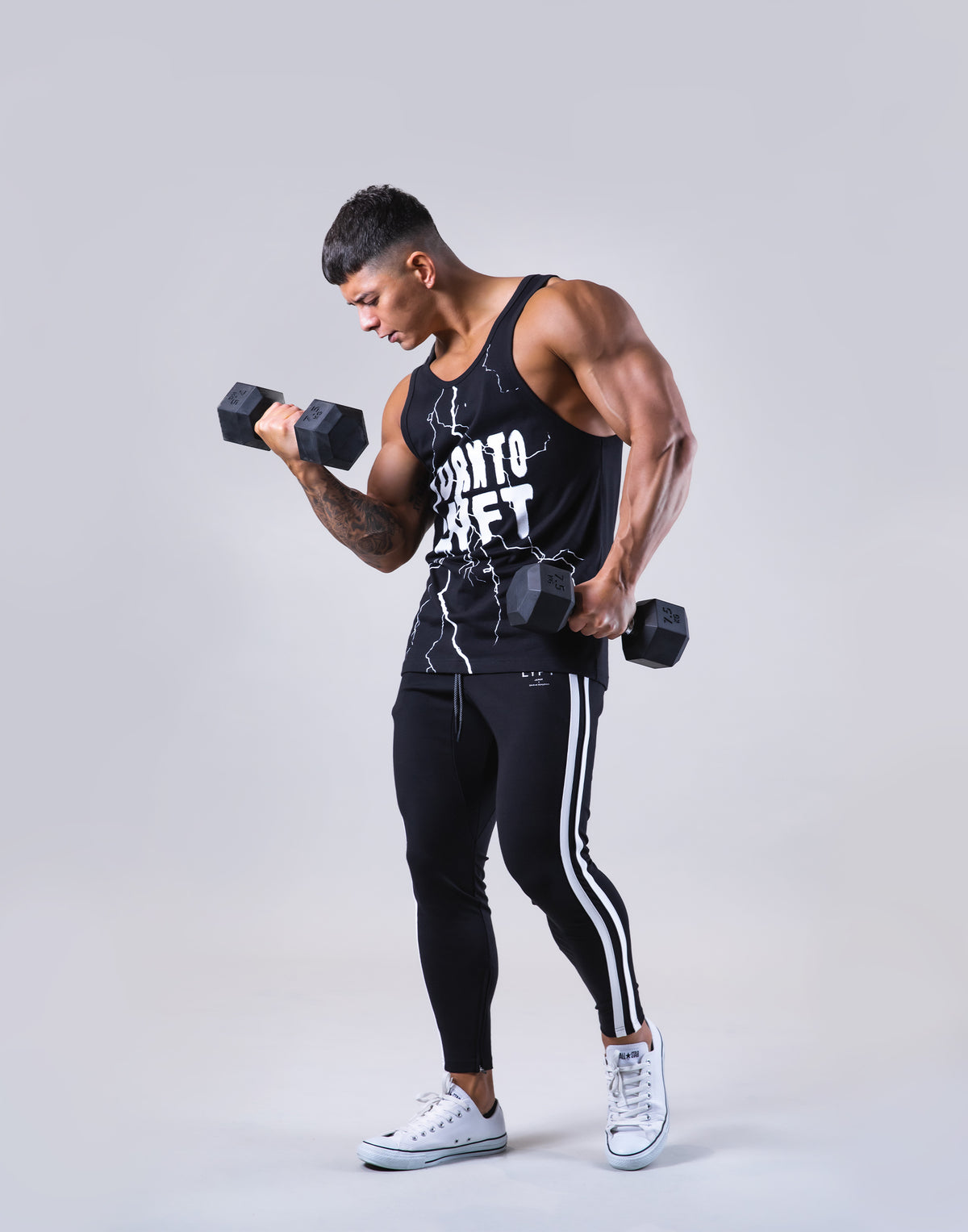 Lightning Paint Training Tanktop - Black