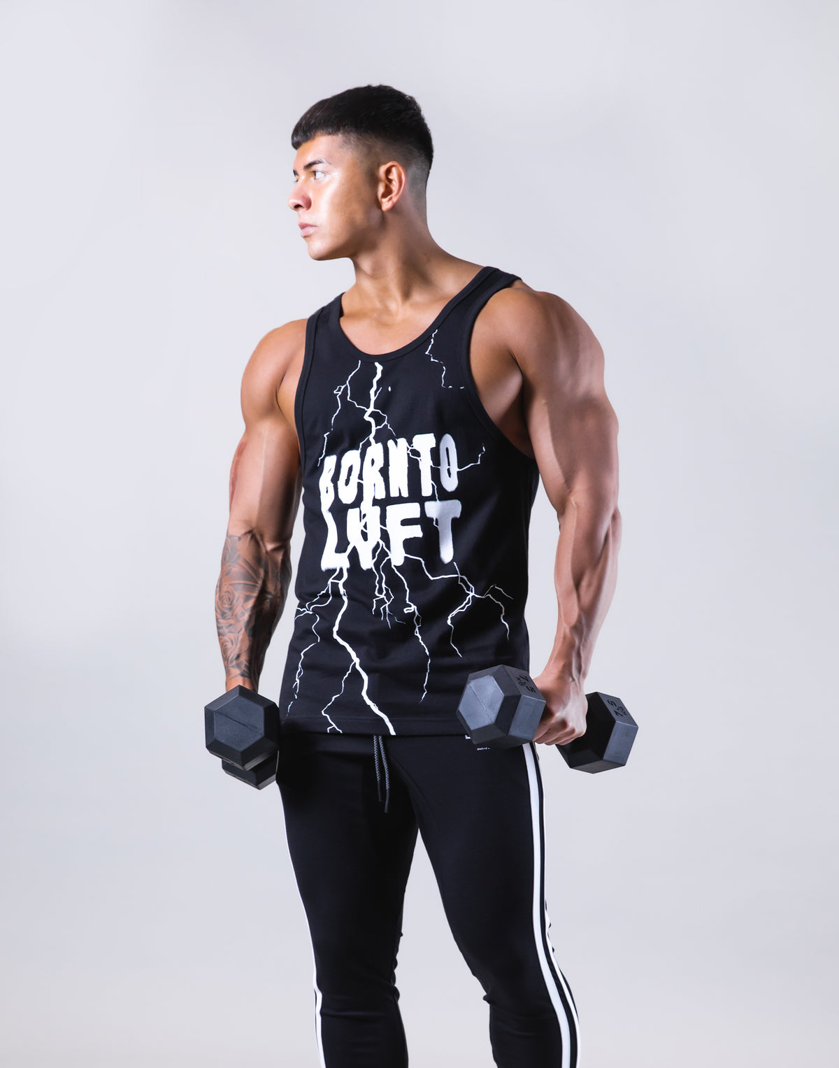 Lightning Paint Training Tanktop - Black