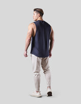 2Way Stretch Loose Fit Tanktop - Navy