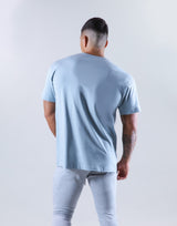 Box Logo Stretch T-Shirt - L.Blue