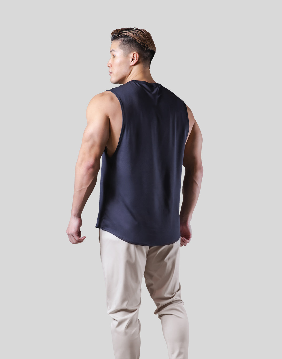 2Way Stretch Loose Fit Tanktop - Navy