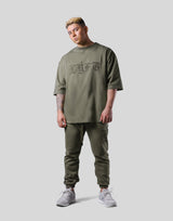 Old English Extra Big T-Shirt - Olive