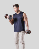 2Way Stretch Loose Fit Tanktop - Navy