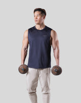 2Way Stretch Loose Fit Tanktop - Navy