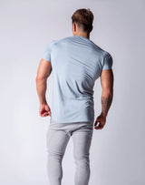 Sportec Slim Fit T-Shirts / Black / White / Smoky Blue