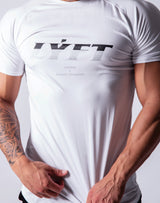 Sportec Slim Fit T-Shirts / Black / White / Smoky Blue