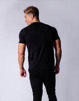 Sportec Standard Fit T-Shirts / Black / White