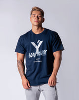 Sportec Big Size T-Shirts - White / Navy / Black