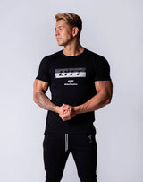 Sportec Standard Fit T-Shirts / Black / White