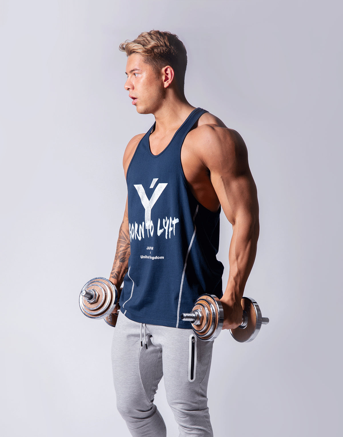 Sportec Training Tanktop / Black / Navy / White
