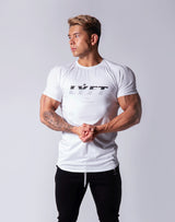 Sportec Slim Fit T-Shirts / Black / White / Smoky Blue