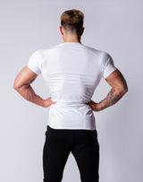 Sportec Slim Fit T-Shirts / Black / White / Smoky Blue