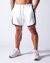 LÝFT Wide Shorts - White