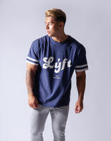 LÝFT Wash Big T-Shirt - Navy