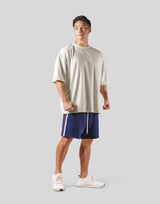 Outline Logo Pile Big T-Shirt - White