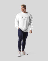 LÝFT Logo Raglan Long T-Shirt - White