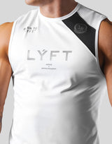 Shoulder Pattern Emblem No Sleeve - White