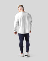 LÝFT Logo Raglan Long T-Shirt - White