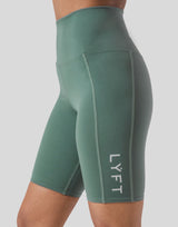 LÝFT Standard Biker Shorts - Olive