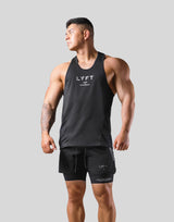 Back Mesh Training Tanktop - Black