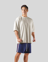 Outline Logo Pile Big T-Shirt - White