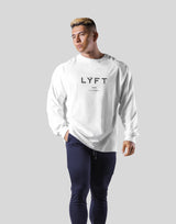 LÝFT Logo Raglan Long T-Shirt - White