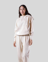 Relax Fit Sweat Hoodie - ivory