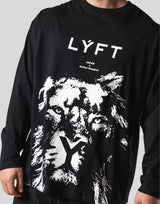 Lion Long Sleeve T-Shirt - Black