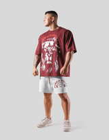 LÝFT × Power House Gym Lion Big T-Shirt - Red