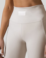 Woven Label Pocket Leggings - Ivory