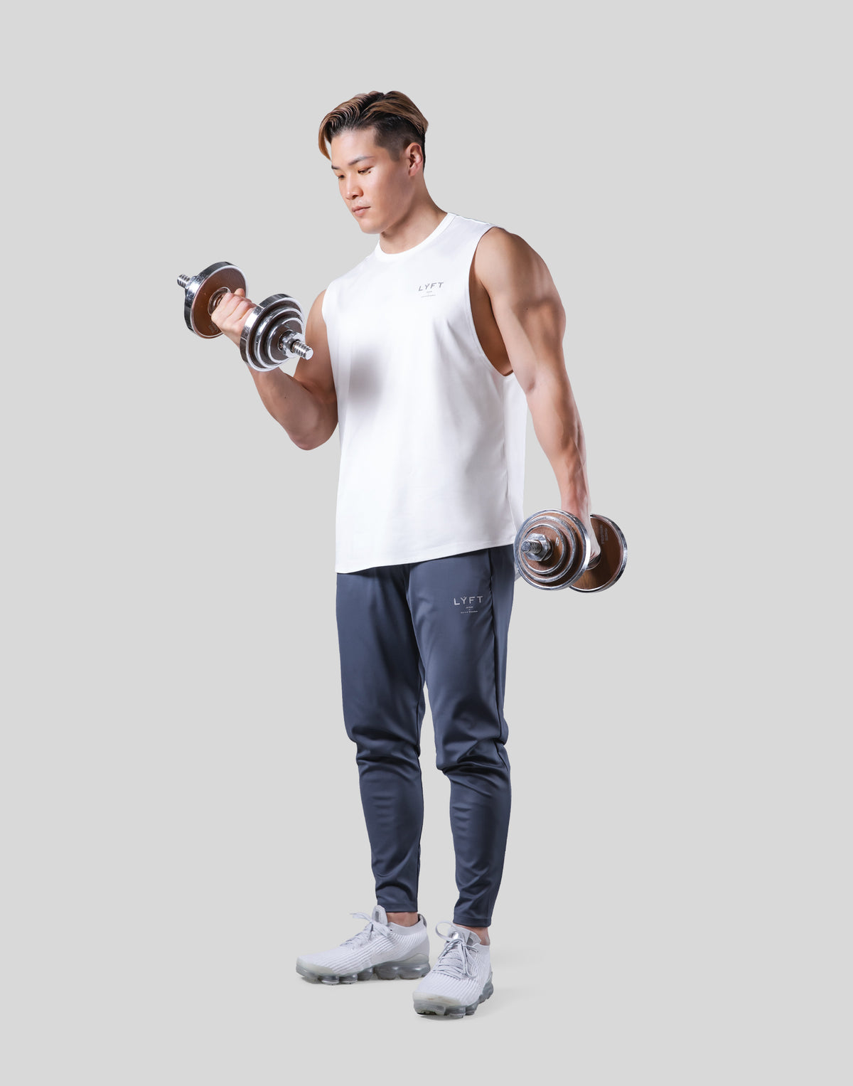 2Way Stretch Loose Fit Tanktop - White