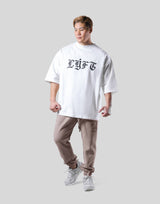 Old English Extra Big T-Shirt - White