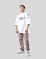 Old English Extra Big T-Shirt - White