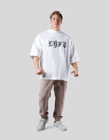 Old English Extra Big T-Shirt - White