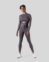 Ribbed Long Sleeve T-Shirt - Ash Grey