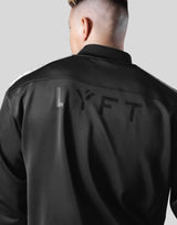 LÝFT Logo Line Track Jacket - Black