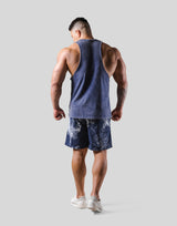 Standard Logo Vintage Drop Shoulder Tanktop - Navy