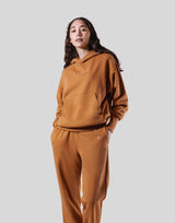 Relax Fit Sweat Hoodie - Beige