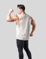 Back Arch Flag Drop Tanktop - Ivory