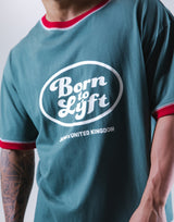 Old Logo Piping Big T-Shirt - Green