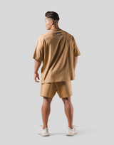 LÝFT × Power House Gym Lion Big T-Shirt - Beige