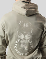 Lion Ring ZipUp Hoodie - Vintage Olive