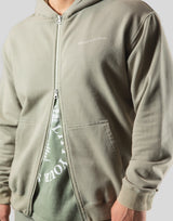 Lion Ring ZipUp Hoodie - Vintage Olive