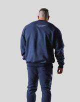 LÝFT × Power House Gym Lion Crewneck Sweat - Navy