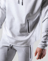 2Way Stretch Utility Pullover Hoodie 2 - Grey