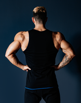 LÝFT Stripe Standard Fit Tanktop - Black